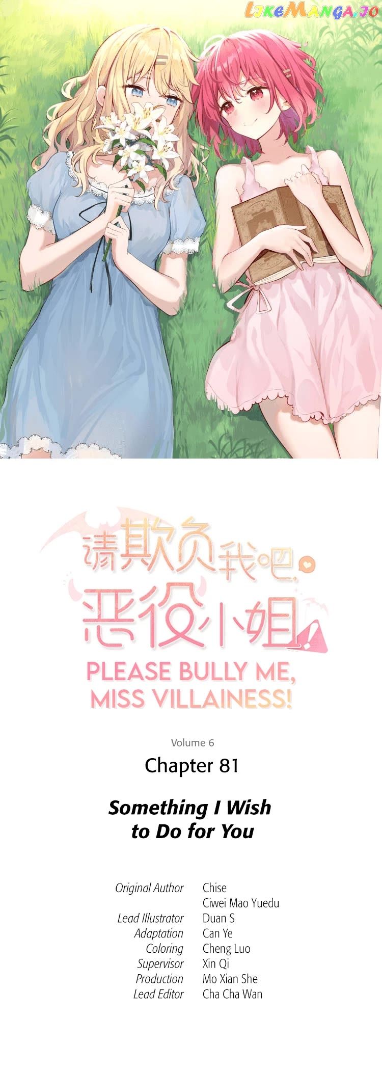 Please Bully Me, Miss Villainess! Chapter 81 - Page 1