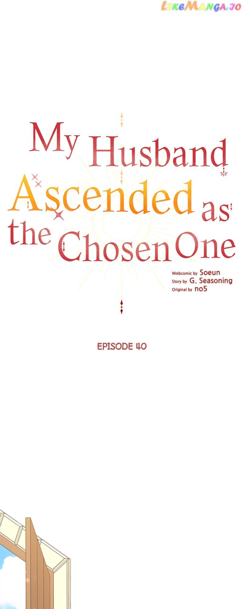 My Husband Ascended as the Chosen One Chapter 40 - Page 1