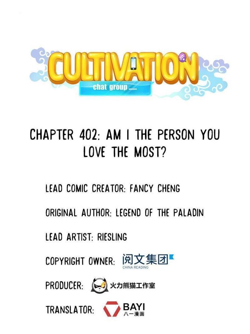 Cultivation Chat Group Chapter 402 - Page 1