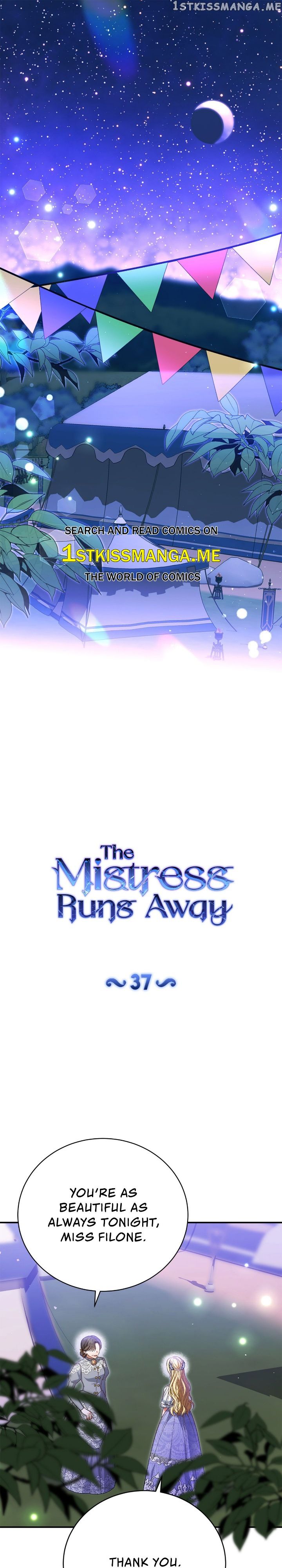 The Mistress Runs Away Chapter 37 - Page 1