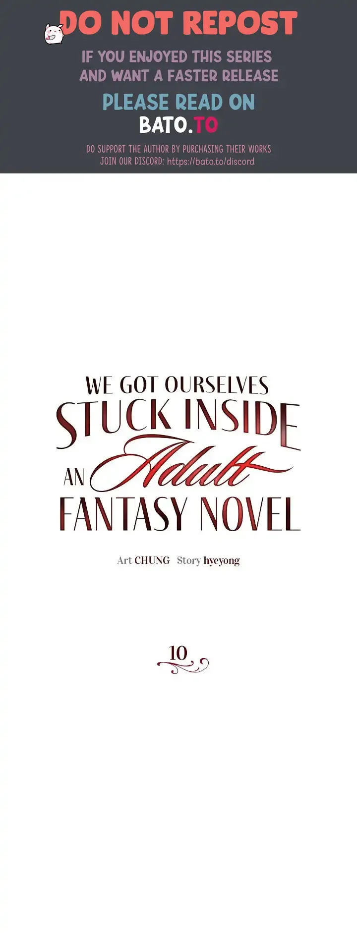 We Got Ourselves Stuck Inside an Adult Fantasy Novel Chapter 10 - Page 1