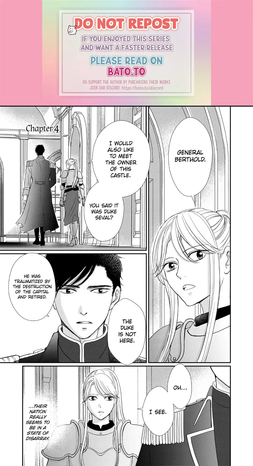 From General to Bride: Marrying My Stongest Rival Chapter 4.1 - Page 1