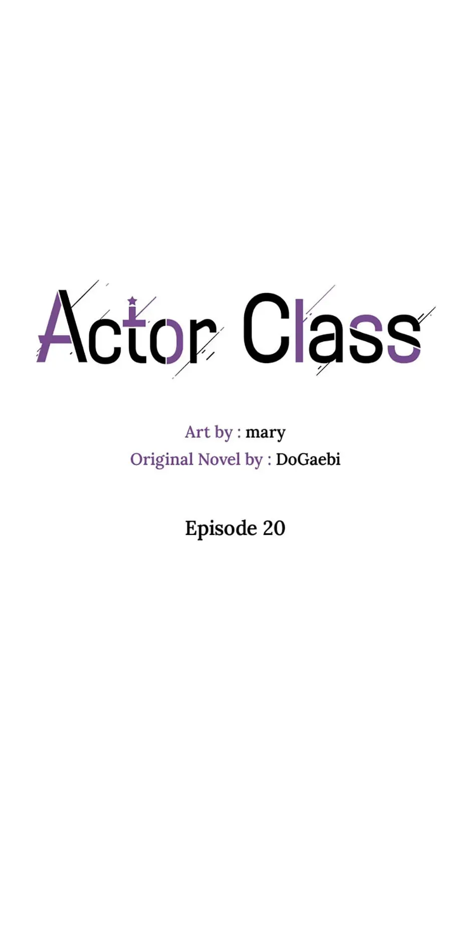 Actor Class Chapter 20 - Page 1