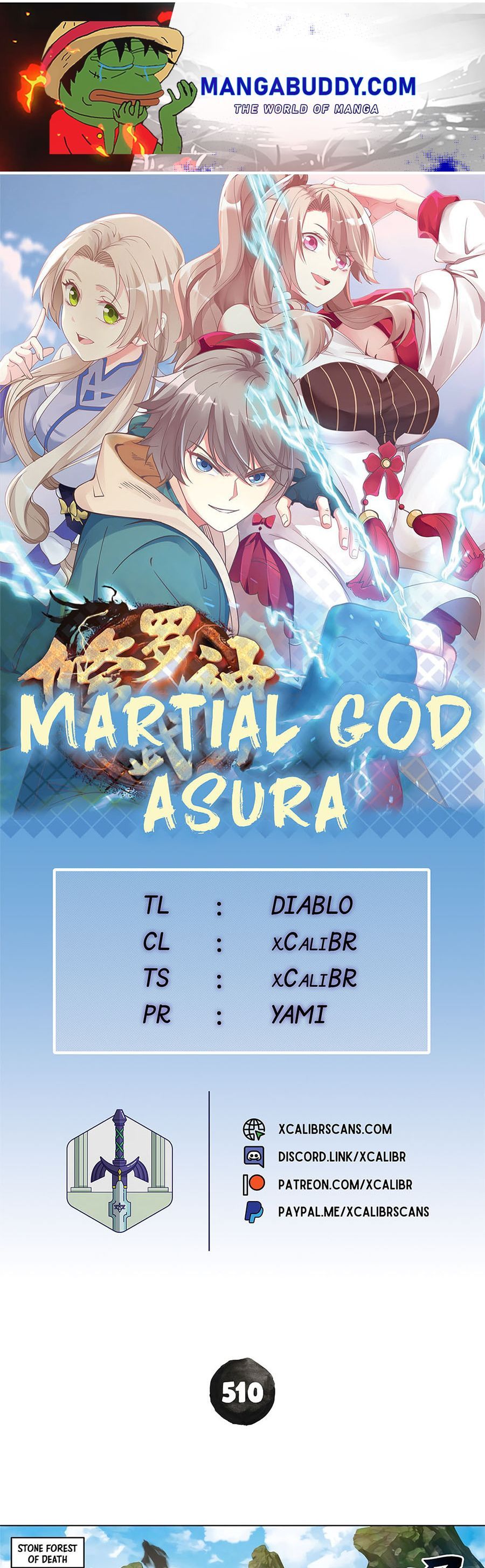 Martial God Asura Chapter 510 - Page 1